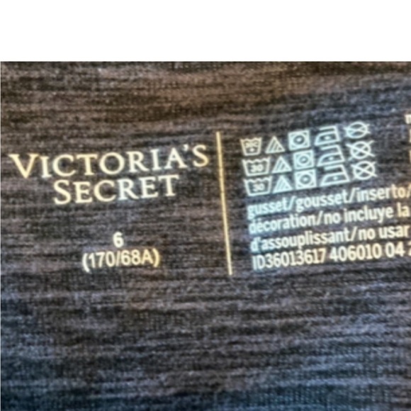 Victoria’s Secret Essential Leggings Heathered Blue Gray Size 6 - Picture 6 of 6